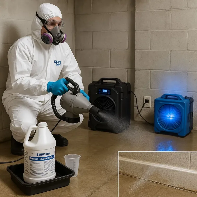 Sanitization and Odor Removal process in West Monroe, LA