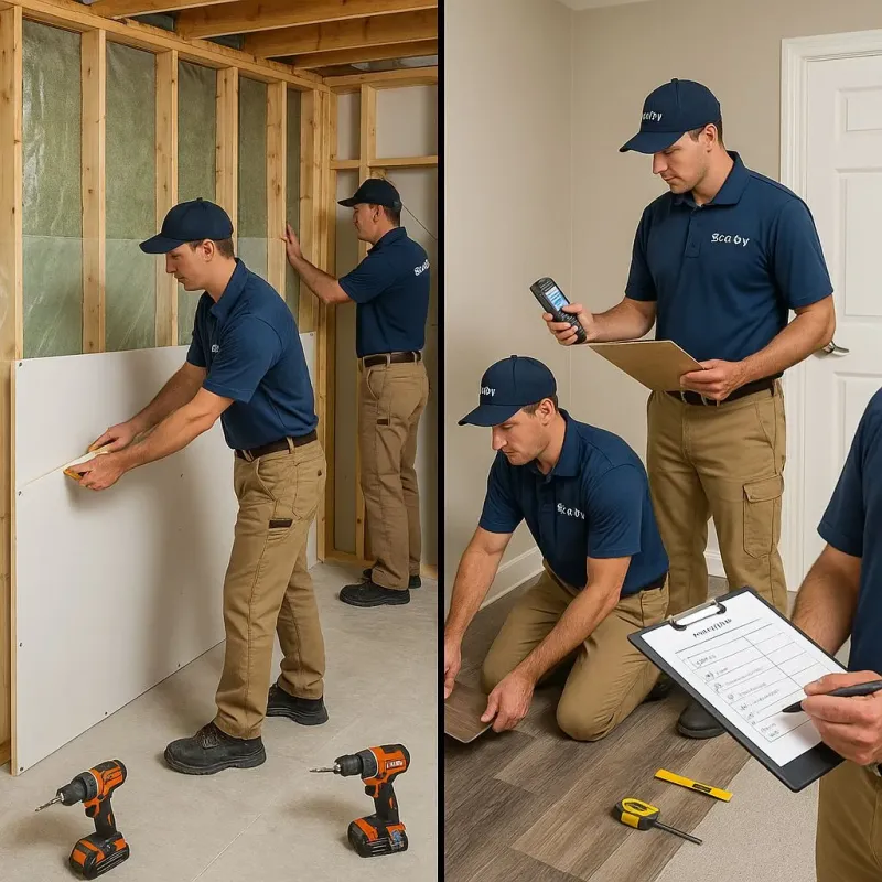 Repairs and Reconstruction process in West Monroe, LA