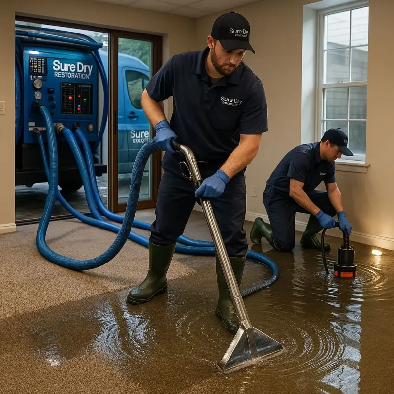 Water Extraction and Removal process in West Monroe, LA